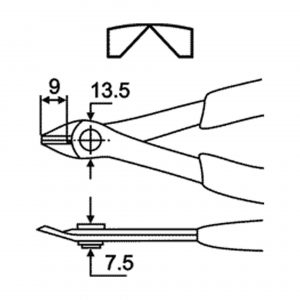 ALICATE DE CORTE LATERAL KNIPEX 78 03 125 MM SUPER-KNIPS