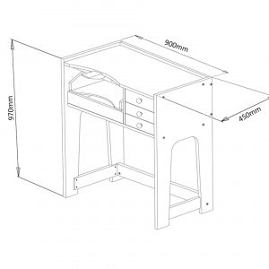 MESA TRABAJO JOYERO ECONOMICA 1 PUESTO MADERA DURSTON
