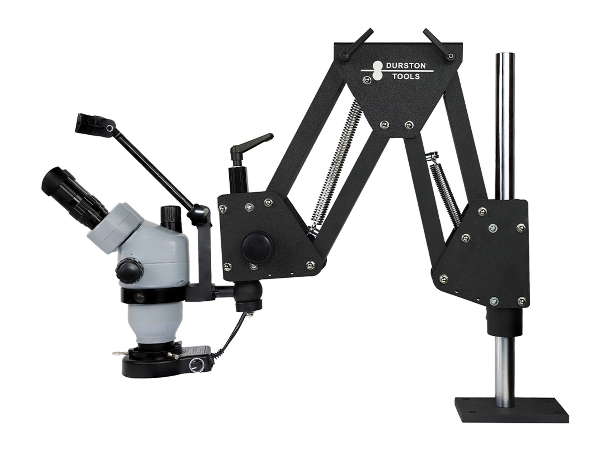 MICROSCOPIO PROFESIONAL TRIOCULAR DURSTON T70 CON ZOOM ÓPTICO 7X?45X