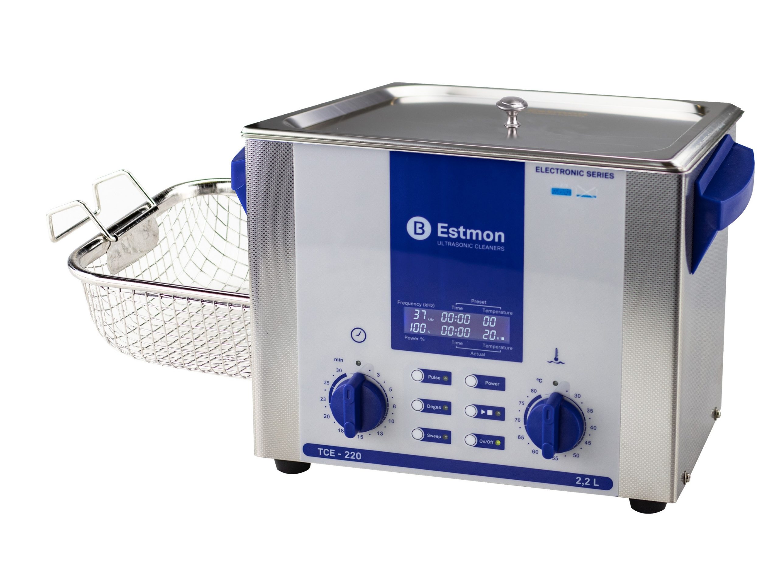 ULTRASONIDOS ESTMON ELECTRONIC SERIES MOD. TCE-220 2,2 LITROS CON CESTA
